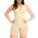 FAJAS COLOMBIANAS SHAPEWEAR FOR WOMEN TUMMY CONTROL POST SURGERY FULL BODY SHAPER BUTT LIFTER WITH ZIPPER CROTCH