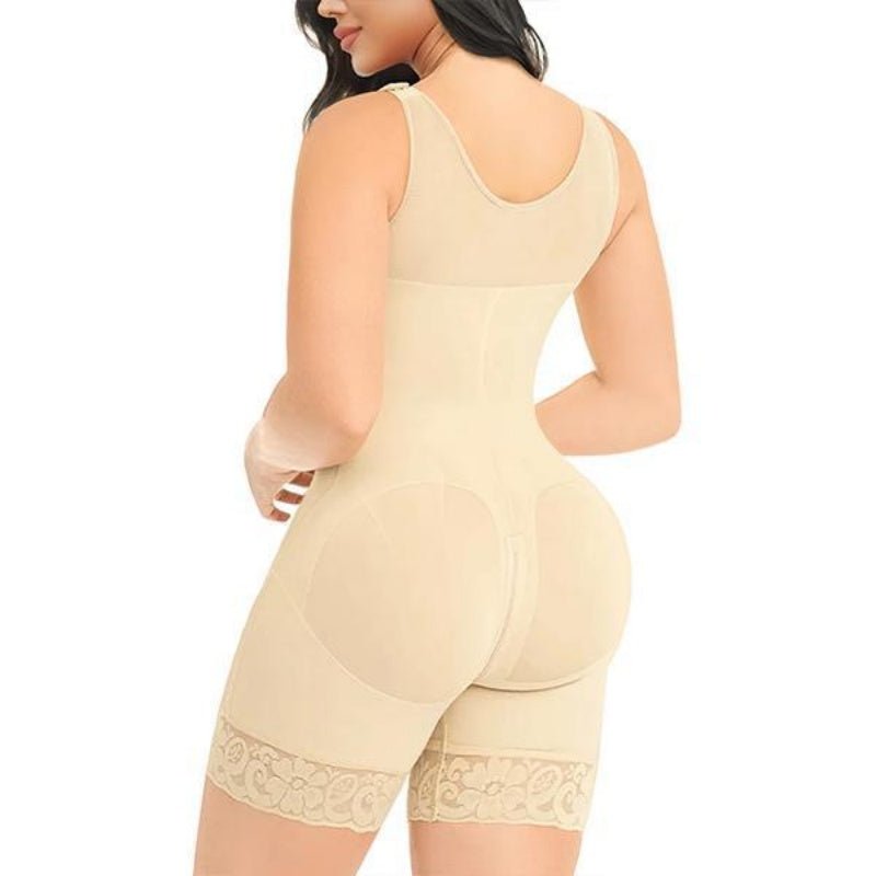 FAJAS COLOMBIANAS SHAPEWEAR FOR WOMEN TUMMY CONTROL POST SURGERY FULL BODY SHAPER BUTT LIFTER WITH ZIPPER CROTCH