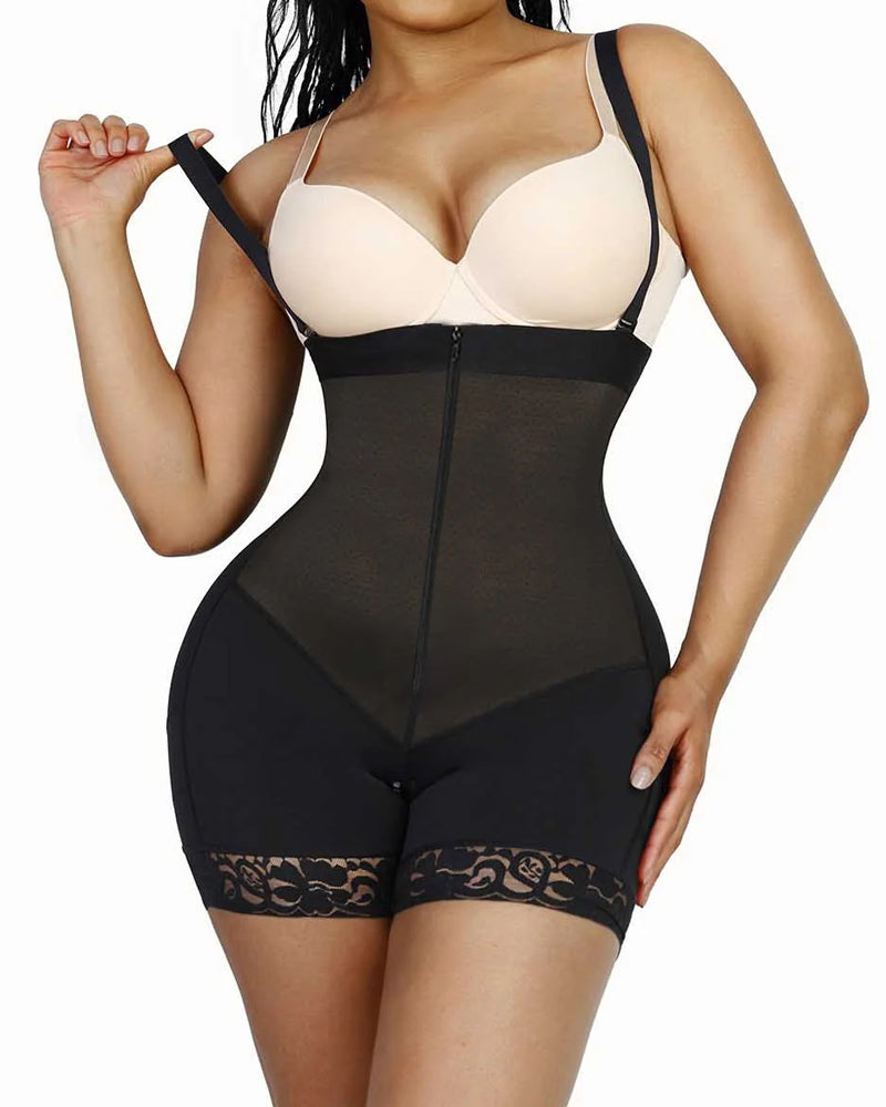 Fajas Colombianas Compression Tummy Control with Zipper Shapewear