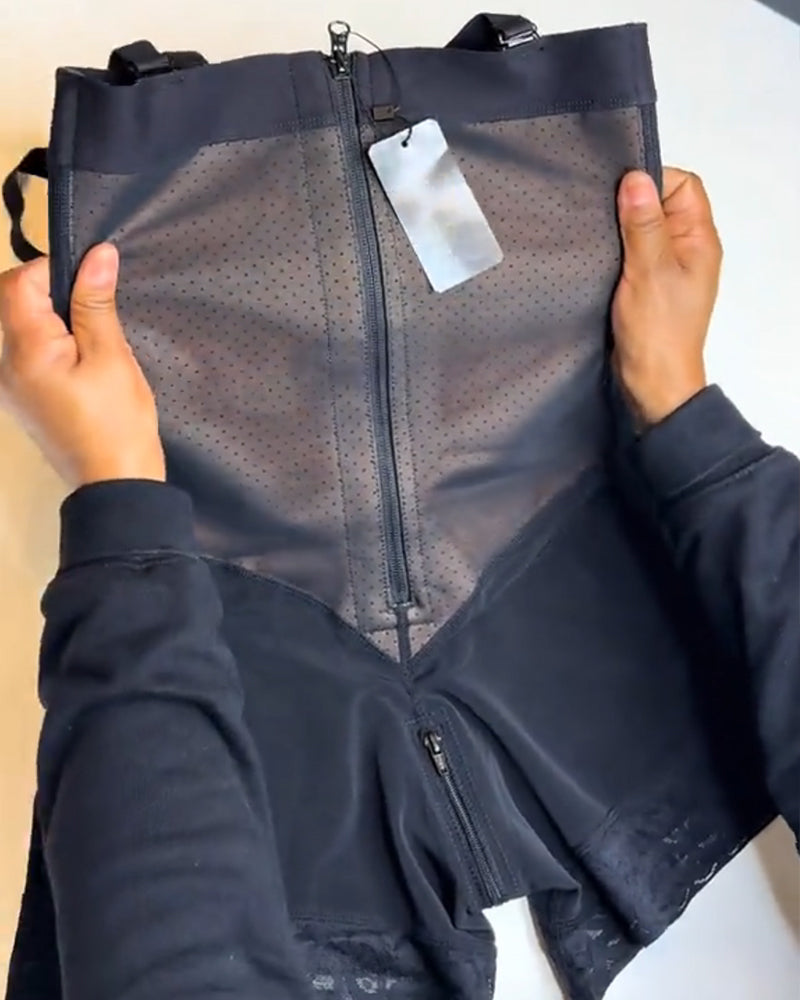 Fajas Colombianas Compression Tummy Control with Zipper Shapewear